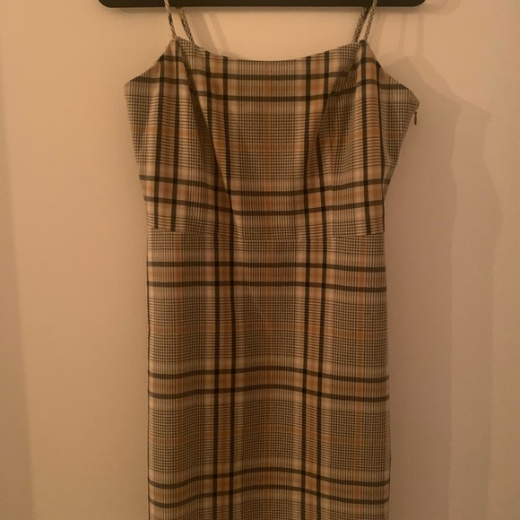 WILFRED Aritzia Isabelle Plaid Mini Dress - Size 10 - New! - Picture 6 of 8